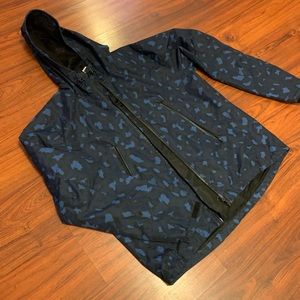 H&M Navy Blue Camo Wind Breaker